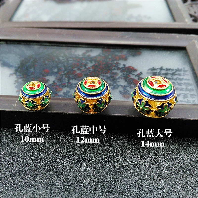 DIY handmade floret beads with copper enamel beads bracelet bracelet string accessories accessories