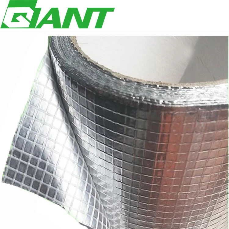 excellent silver reinforced laminate Aluminum foil coated mesh fiberglass fabric heat resistant roof material