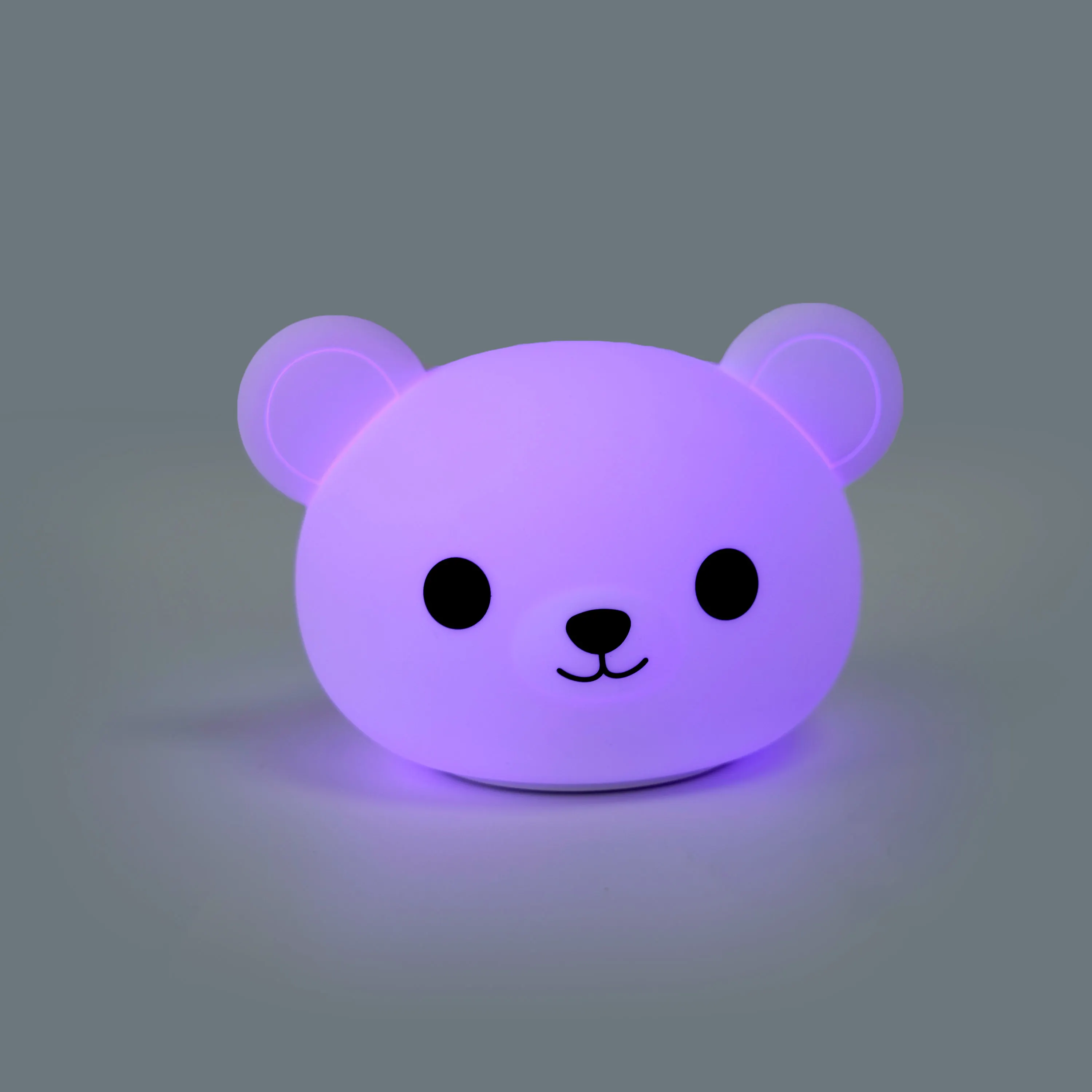 Factory Customization Silicone Night Light Bear Usb Rechargeable Table Led Lamp Silicone Night Lights For Kids Room