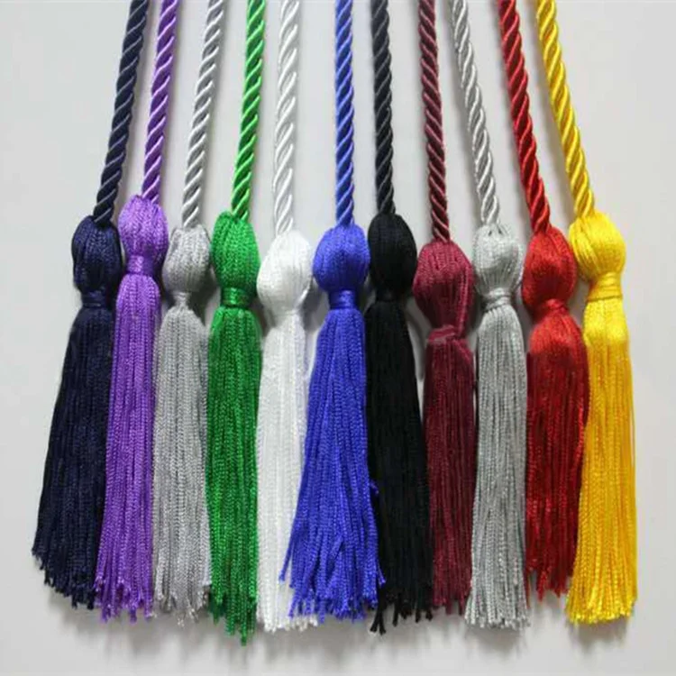 Factory Custom Good Quality Wholesale cheap college university ceremony graduation honor tassel and cords for Graduation Gown