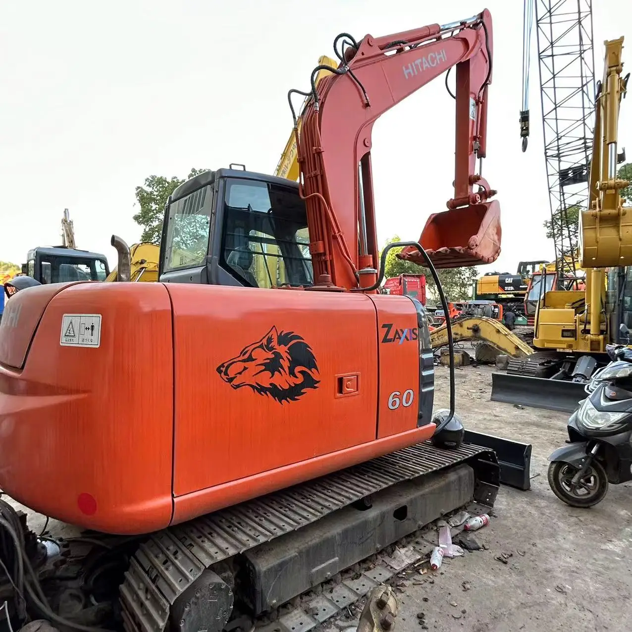 Оригинальный Японский мини б/у 6 тонн Hitachi ZX60 гусеничный экскаватор ZX70/120/130/200 экскаваторы в идеальном состоянии распродажа