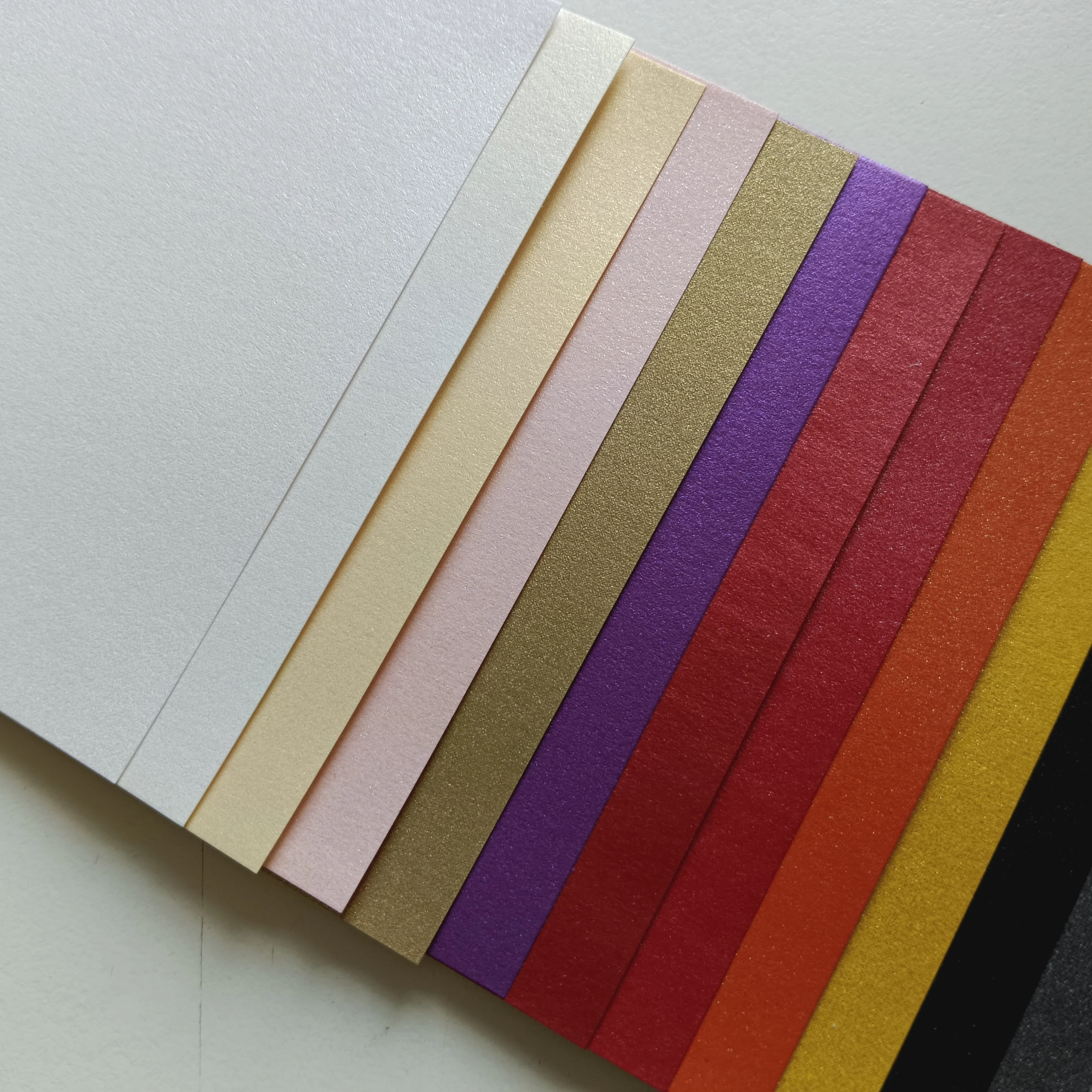 new arrival 120gsm one side color coated specialty fancy pearl paper for cover binding