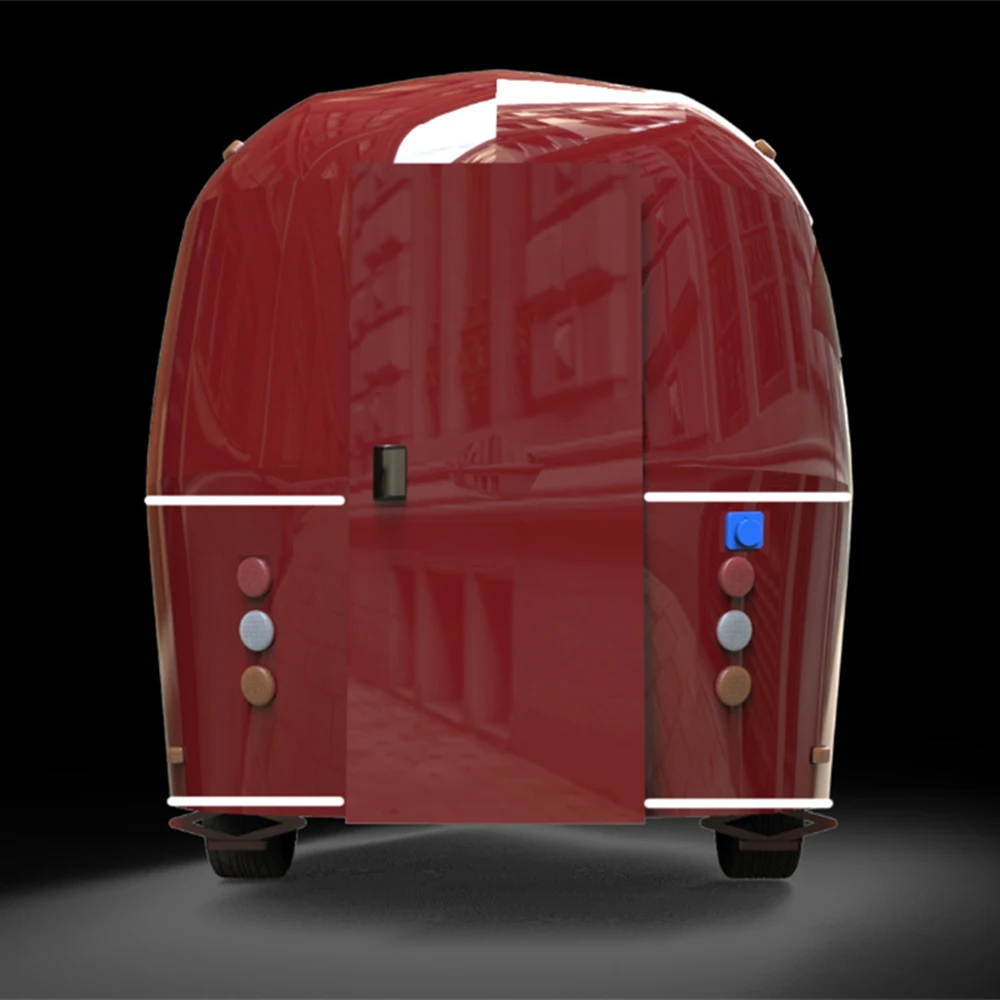 New Listing High Quality Multifunctional Airstream Bbq Food Trailers Fully Equipped for All Kinds of Food Catering