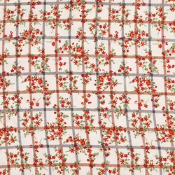 2022 new design small flowers 100% spun rayon challis fabric for shirts