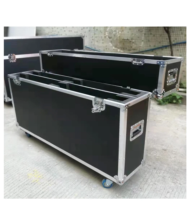 Черный Алюминиевый Чехол для LCD TV transit Case