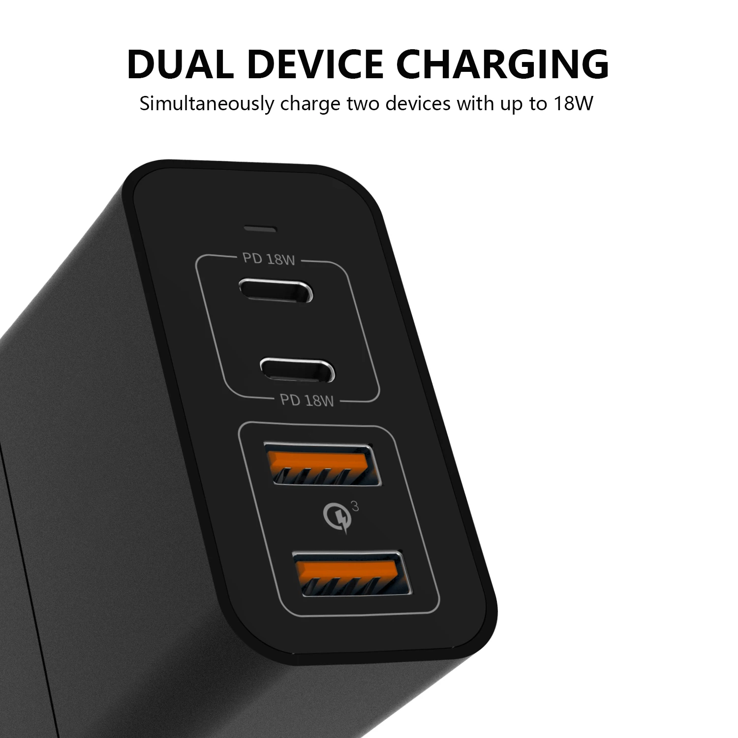 
Type C PD 18W Fast charger total 48W universal 4 port usb wall charger QC 3.0 travel charger laptop power adapter 