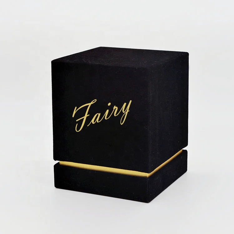 100ml Empty High Quality OEM Special Design Transparent square Glass Perfume Bottle With Velvet Gift Box