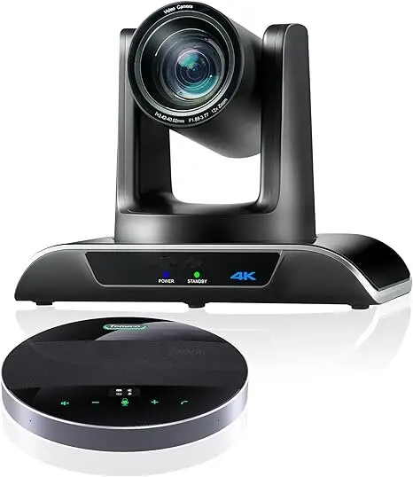 Камера 4k 12x opticl зум и беспроводной громкоговоритель все-в-одном Конференц-видео камера система Комплект USB HDM1