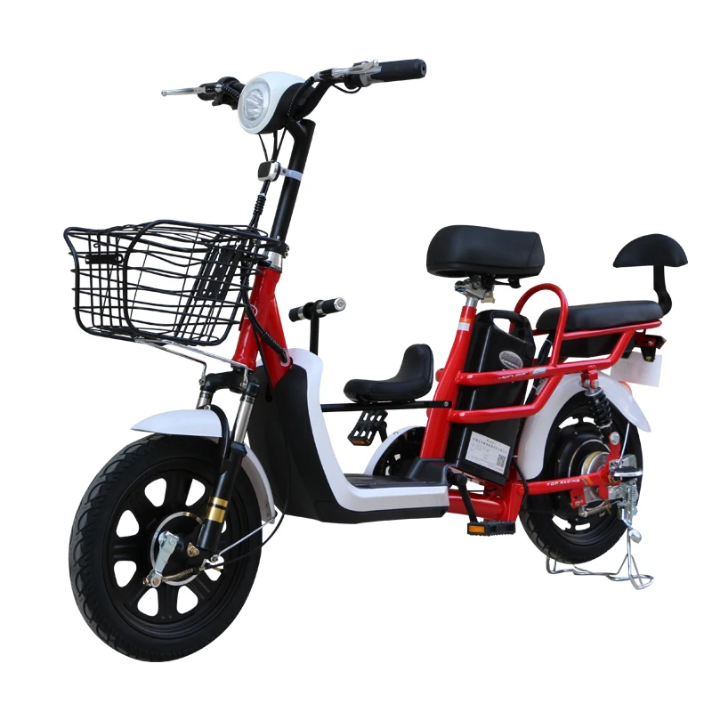 350w motor e bike  adult 16inch three seats e-bike electric bike best sell 2020 new Parent-child  Electric Bike