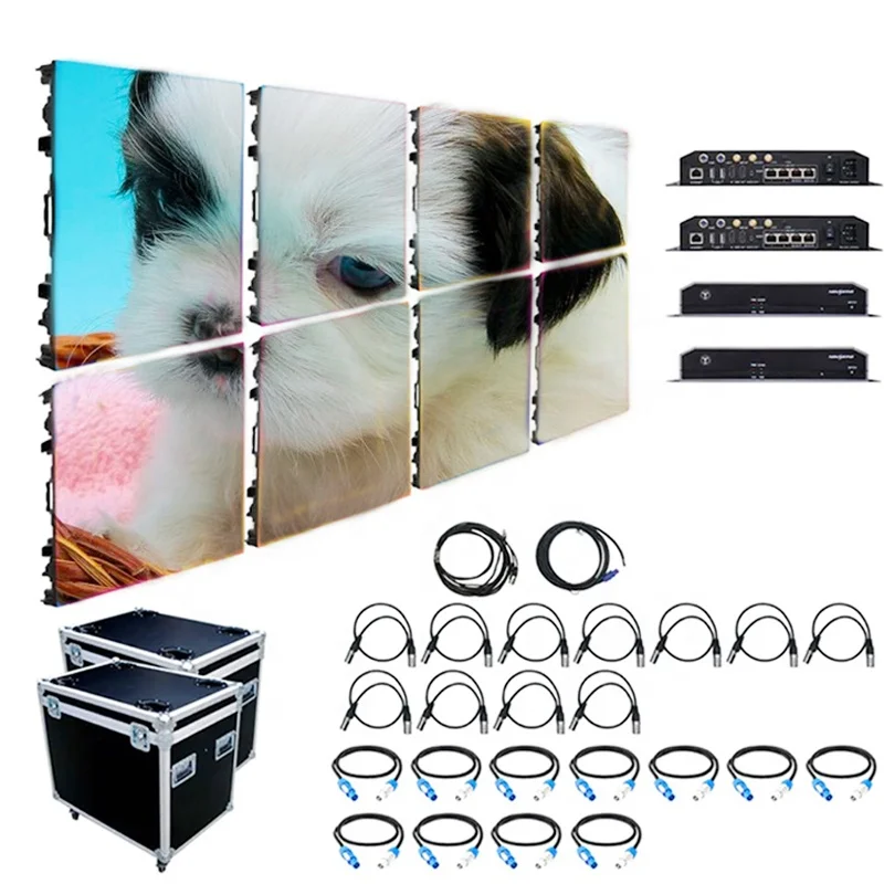 P3.91 large back stage decoration background rental display hire video wall panels indoor led screen for rent Led display