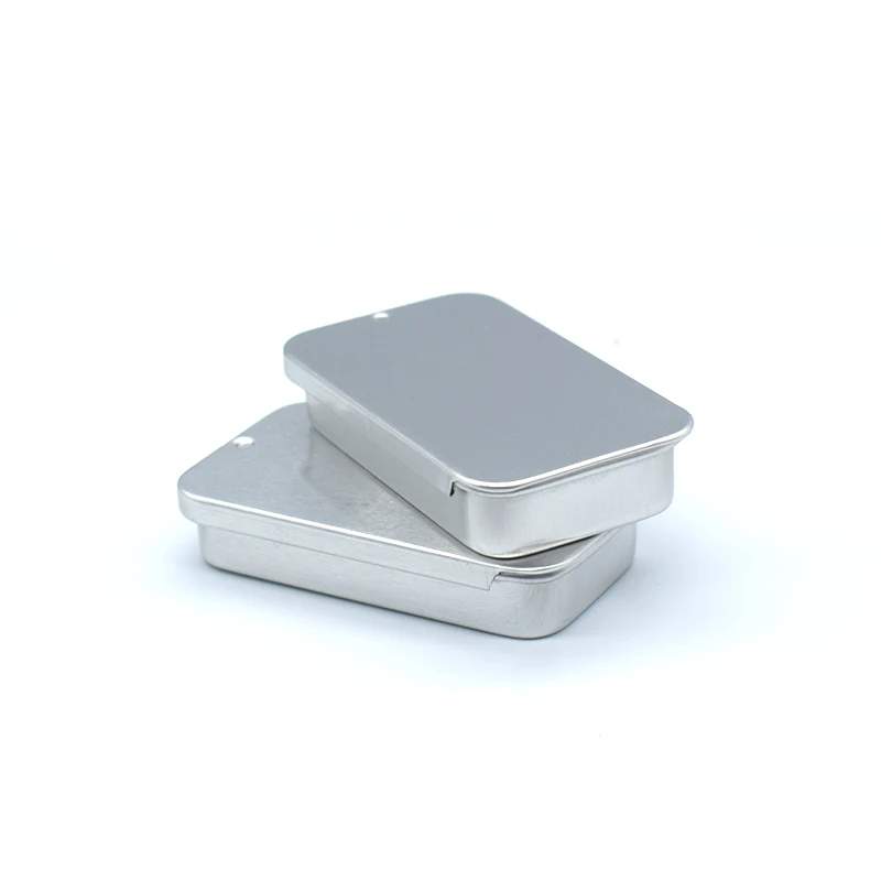 shenzhen manufacturer make aluminum  packing rectangle aluminum  can boxes custom square container jar with lids for tea