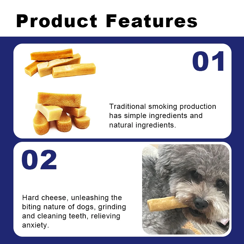 Explosive New Products Calcium-Rich Dog Treats Satisfies Chewing Instinct Cheese Dog Chew