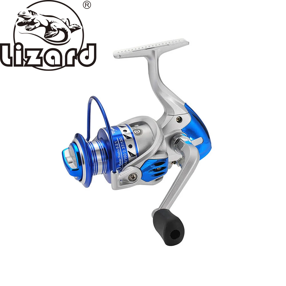 Lizard Full metal spool Fishing Reel 5.2:1 ratio 13 stainless steel bearing metal foldable two styles of universal Spinning Reel