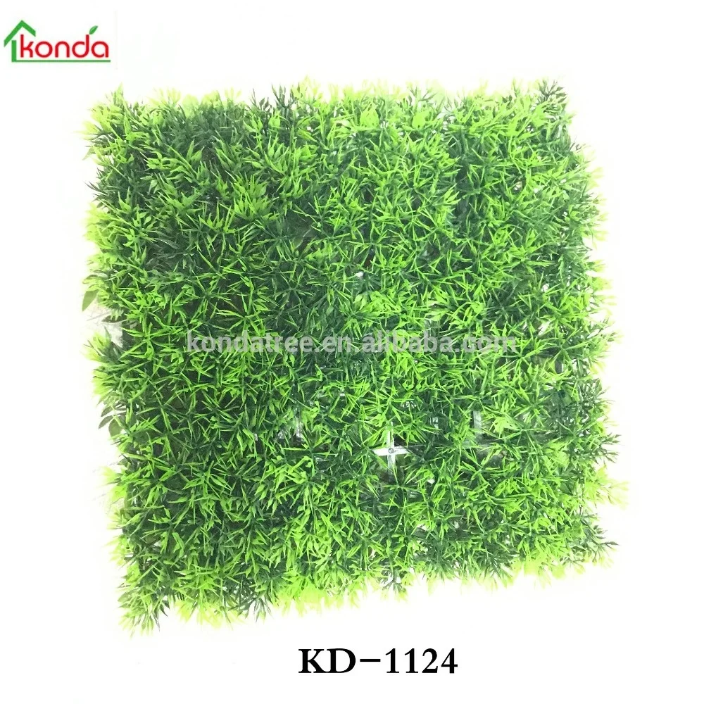 2022 fashion design Chinese artificial grass wall grass handing make by plastic hot sale