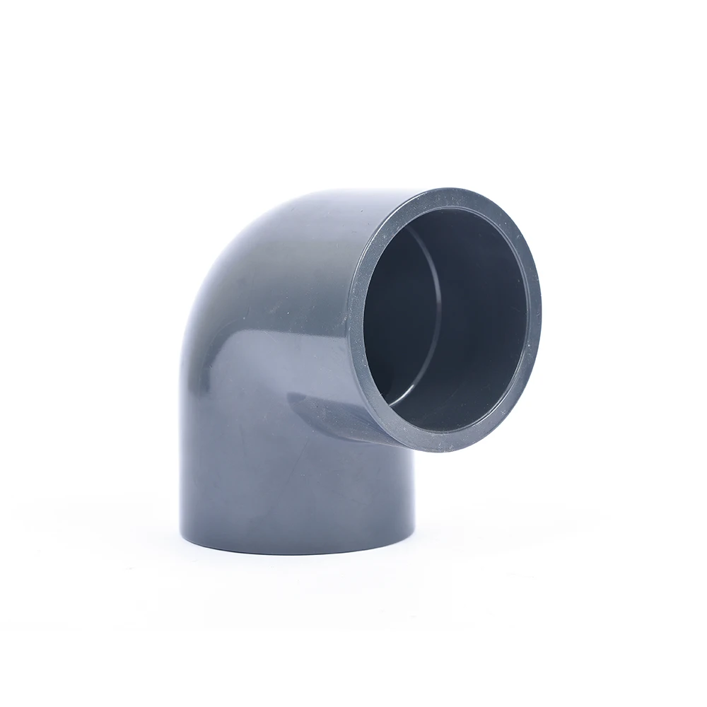 Best selling chemical grade Industrial Grade Plastic Pipe Fittings 90 elbow UPVC 90 degree elbow