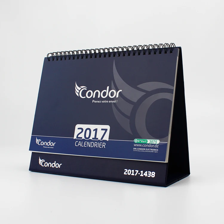 Custom Printing Paper Table Calendar High Quality Custom Designed Desk Calendar Printing Mini Size Paperboard Wall Calendar