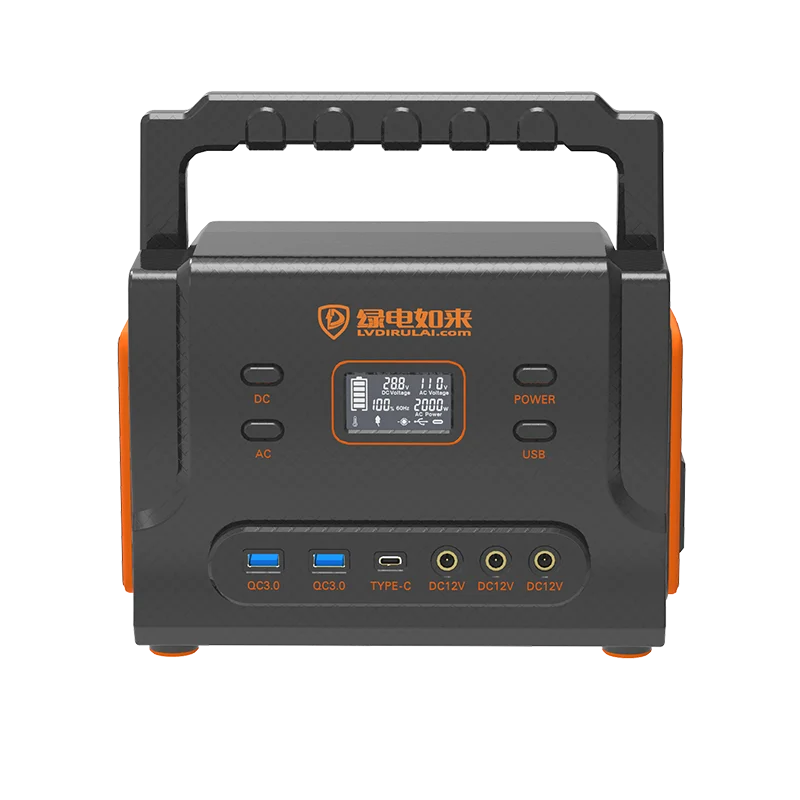 CJD Portable Power Bank Station Solar Power Generator 500W For Camping Outdoor Car Power Station
