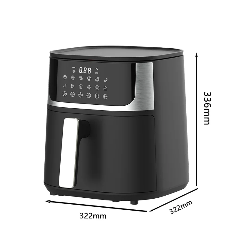 Factory Customized Household Grill Air Fryer Smarts Grill Cool Touch Handle Professional Air Fryer
