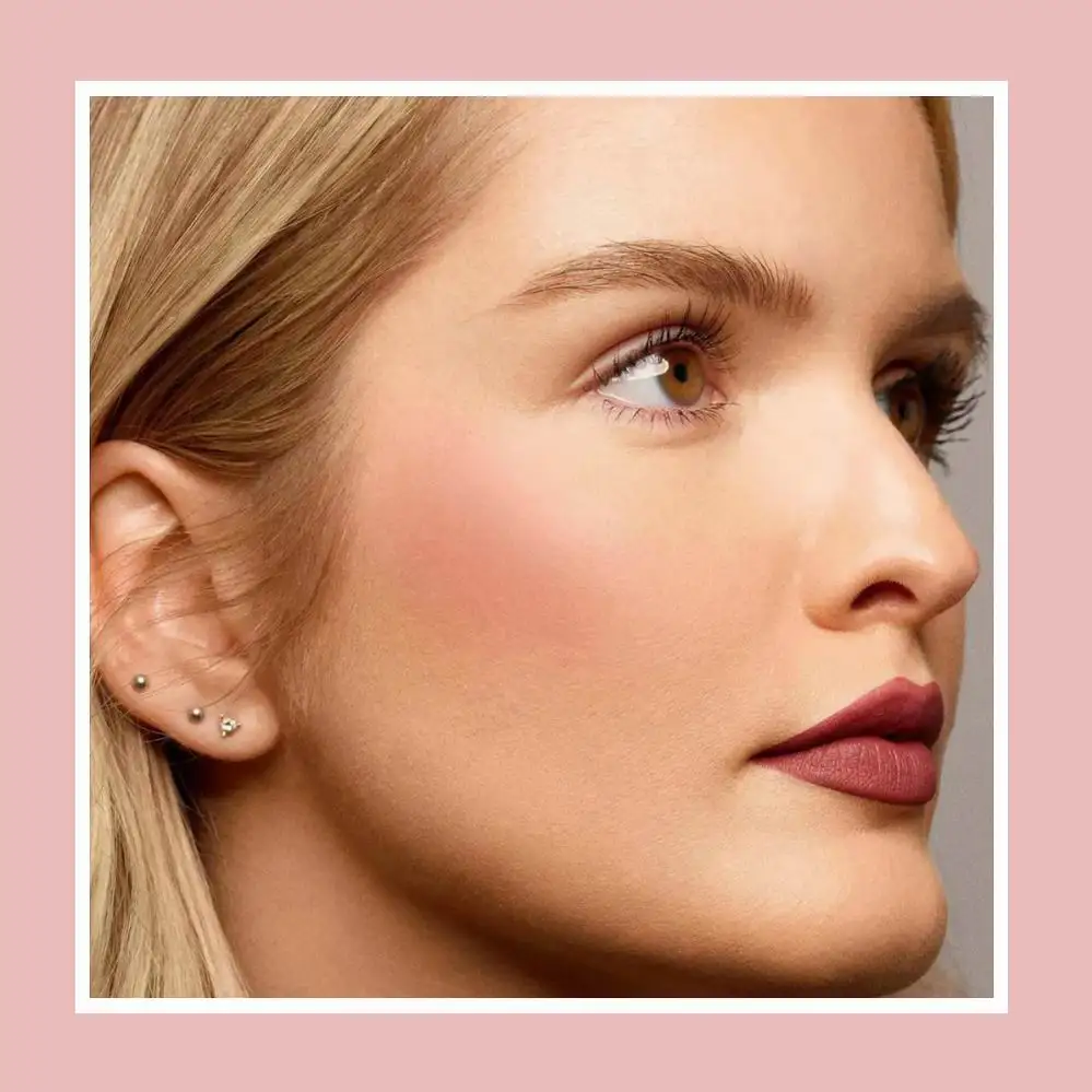 Private Label Cute Moisturizer Soft Lightweight Rose Powder Tint Blush Palette DIY Cream Powder Ever Lasting Silky Blush
