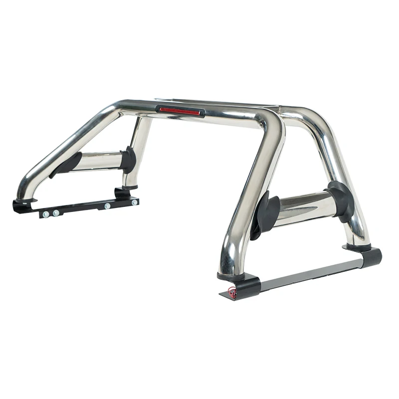 SS silver roll bar pickup 4x4 universal with LED reverse light for Toyota Nissan Mazda MITSUBISHI ISUZU Hyundai Ford