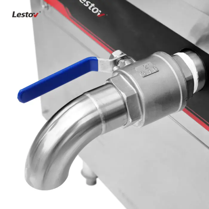 Lestov Industrial Induction Stewing Boiler for Hotel Canteen Kitchen Boiling Soup Meat 170L