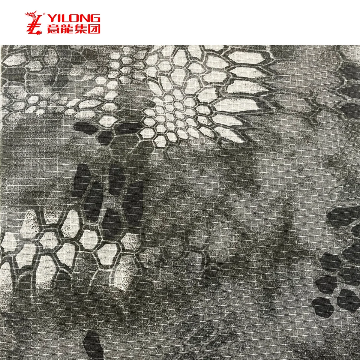 YI LONG Factory Ex-factory Price Wholesale Polyester Cotton Material Black Kryptek typhon Camouflage Fabric For Apparel Uniform