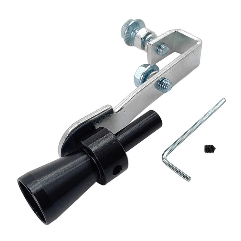 Black Whistle Universal Car Refitted Turbo Whistle Straight Exhaust Turbine Tail Whistle S/M/L/XL Size
