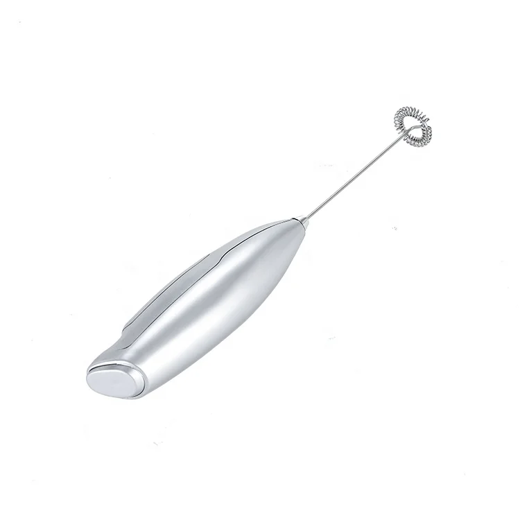 Stainless Steel Foam Maker Coffee Beater Handheld Milk Frother Whisk Battery Operated Drink Mixer