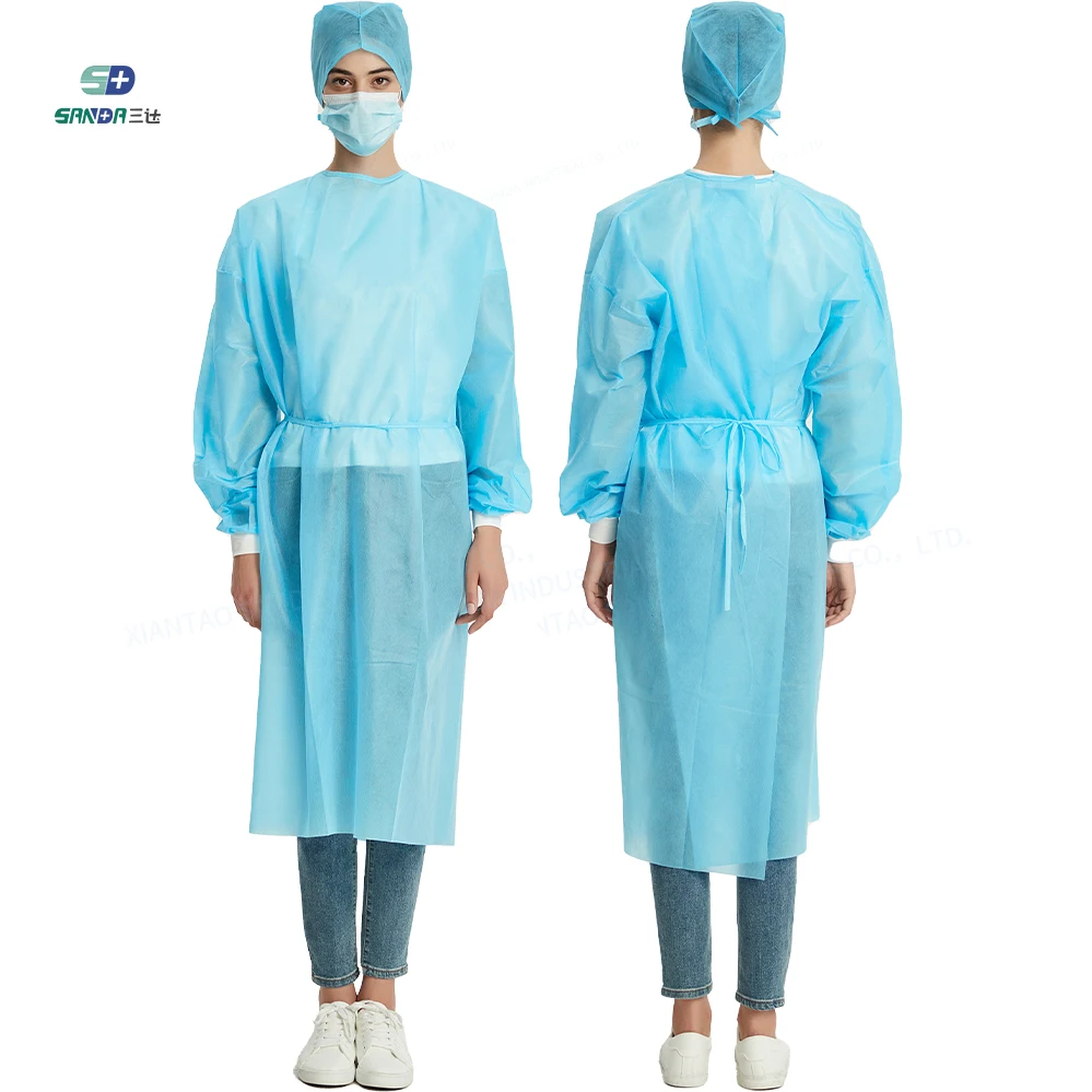 EO Sterile SMS Surgical/Isolation Gown Disposable Surgeon Gowns for Hospital