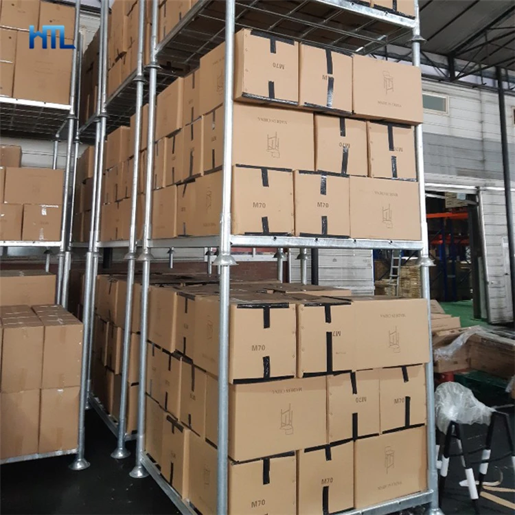 HML Heavy duty steel industrial storage warehouse stacking pallet