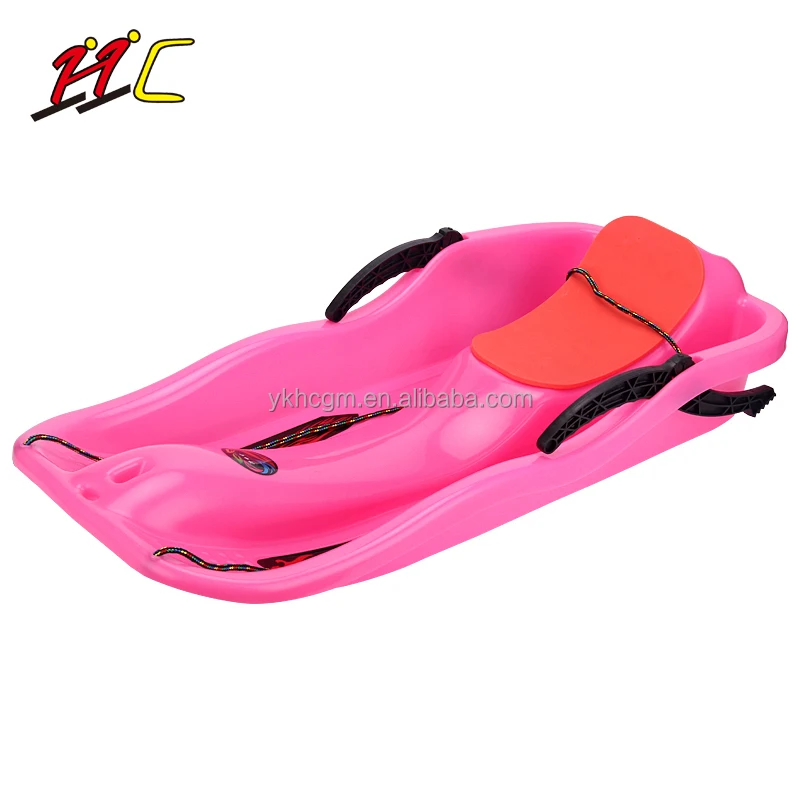Portable Plastic Snow Sled Snow Sledding Sledge for Kids and Children Outdoor Snowboarding Skiing