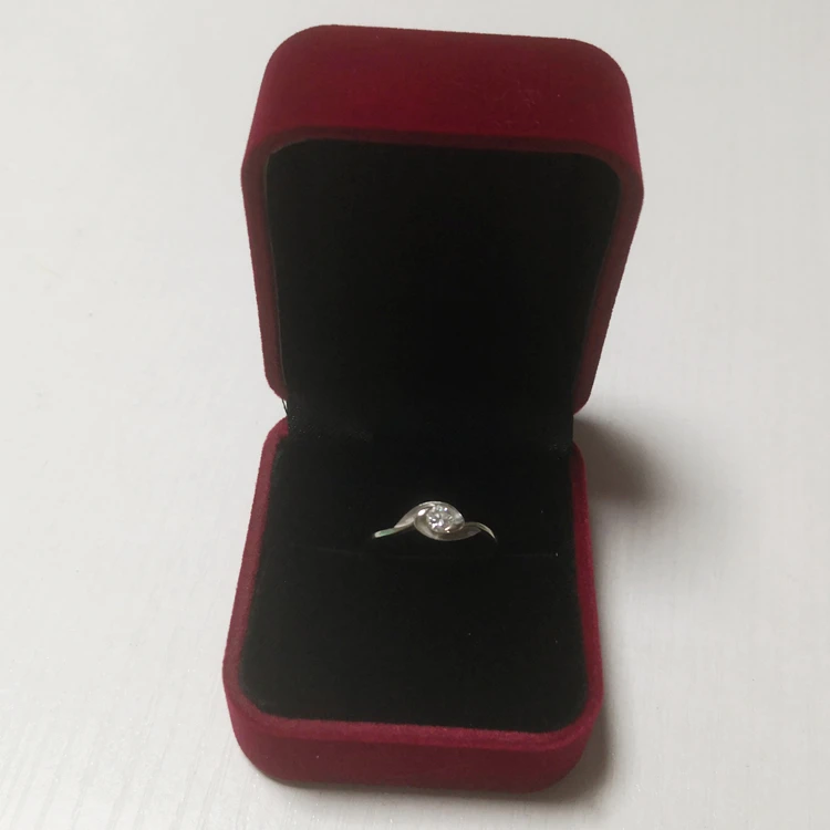  Redleaf jewelry 925 silver engagement ring moissanite 1carat stone Jewelry