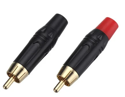 Bxon OEM Factory RCA Connectors ,golden plated, gold plated rca plug