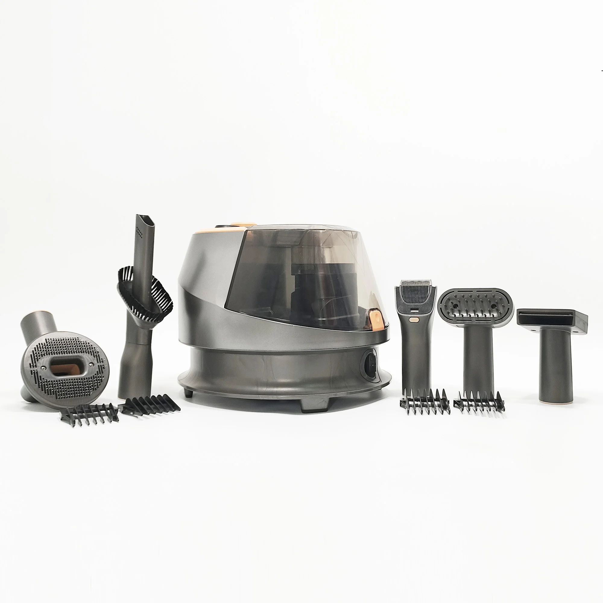 COMPASS Multifunctional 5 in 1 Pet Dog Cat Hair Cleaner Grooming Vacuum Kit Blower with Heating