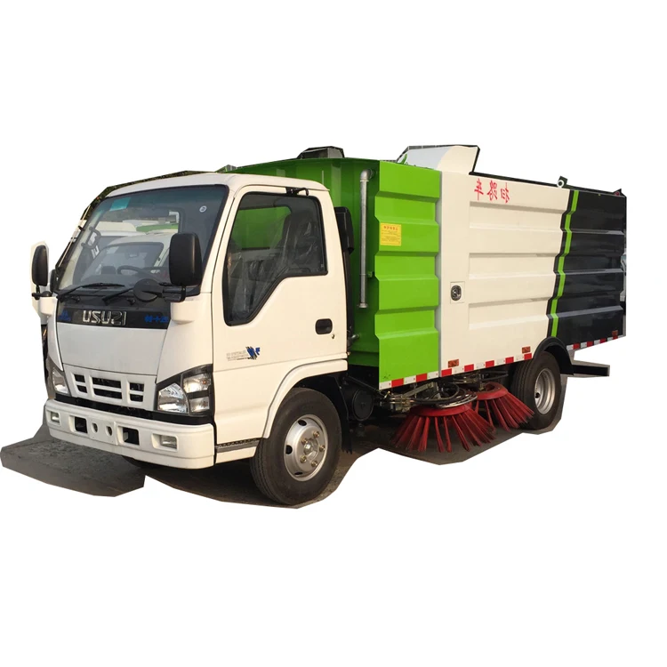 3000L 5000L water tank and used water tank Japan brand 1SUZU dust sweeper car vacuum cleaner truck cost