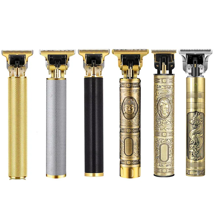 Vintage T9 Electric Hair Clipper Cordless Cutting Machine Professional Hair Trimmer for Men Shaver Beard Lighter Barber