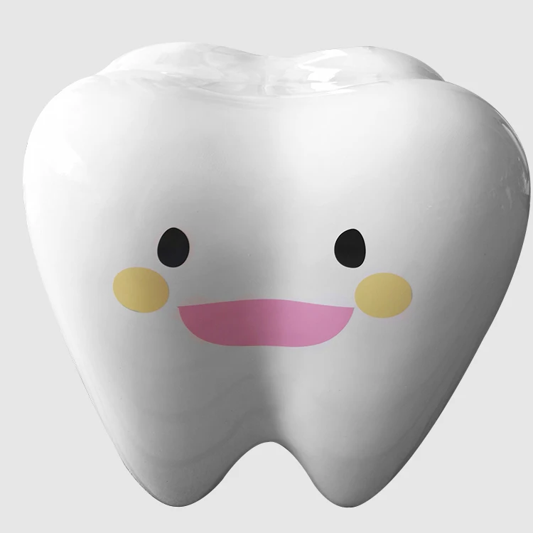 Hot selling resin tooth shape party events baby shower dessert table backdrop