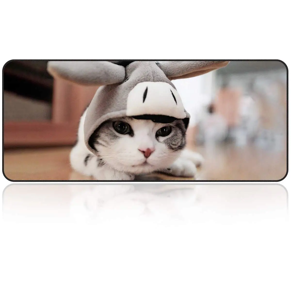 New Arrival Custom Keyboard Sublimation Mats Stitched Beautiful Scenery  Mouse Pad Large Mouse pad For Gaming