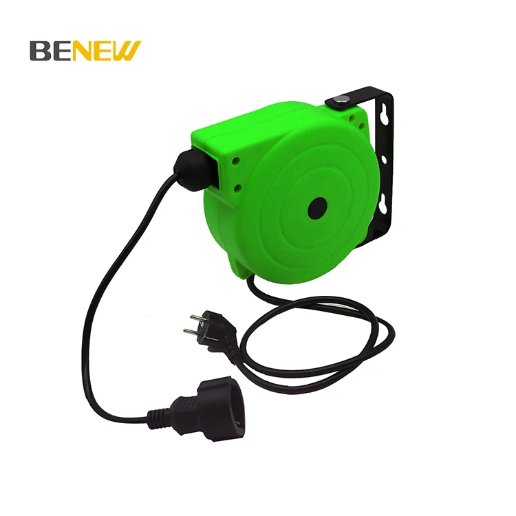 Factory wholesale HO5VV-F 3G1.5mm2 small retractable cable reel cord reel for home application