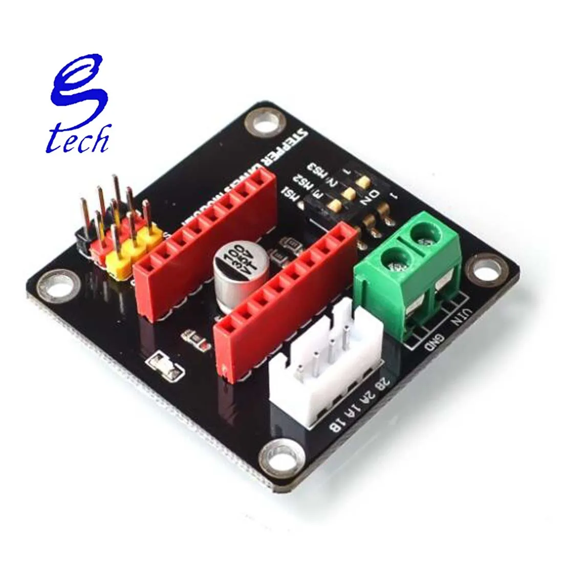 Stepper Motor Driver Expansion Board DRV8825 A4988 3D Printer Control Shield Module for R3 Ramps1.4 DIY Kit One