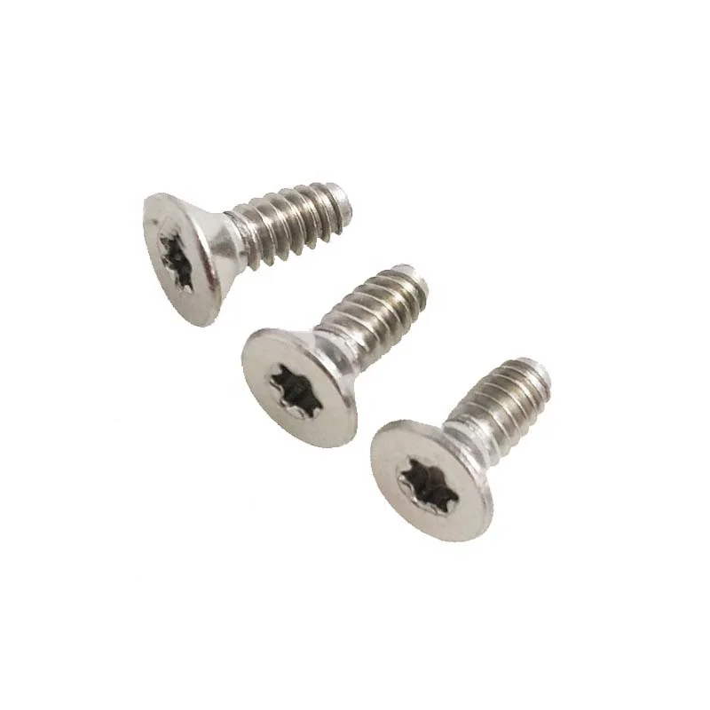 Stainless Steel Torx Countersunk Head Triangular Thread Rolling Twin-Lead Self Tapping Screws