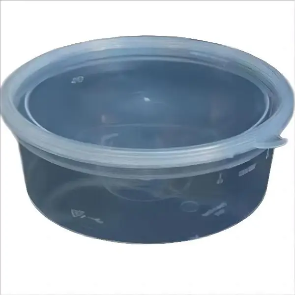 Customized plastic yogurt bucket and clear 1L bucket with plastic handle and plastic ice cream buckets for packaging
