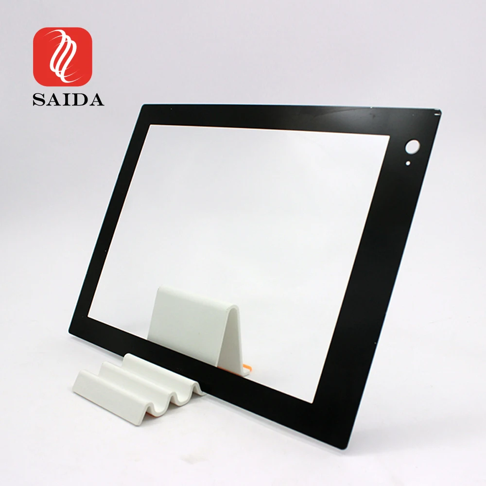 OEM AR/AF/AG Coating Electronic Touch Screen Panel Glass Tempered Flat Glass with Silk Printing