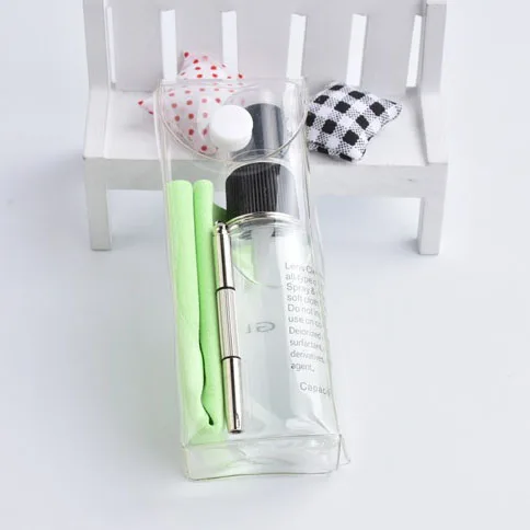 2022 Wholesale 30ml Eyeglasses Optical Glasses Screwdriver Three-piece CleaningTools Kit Eyewear Cleaning Set for Repairing