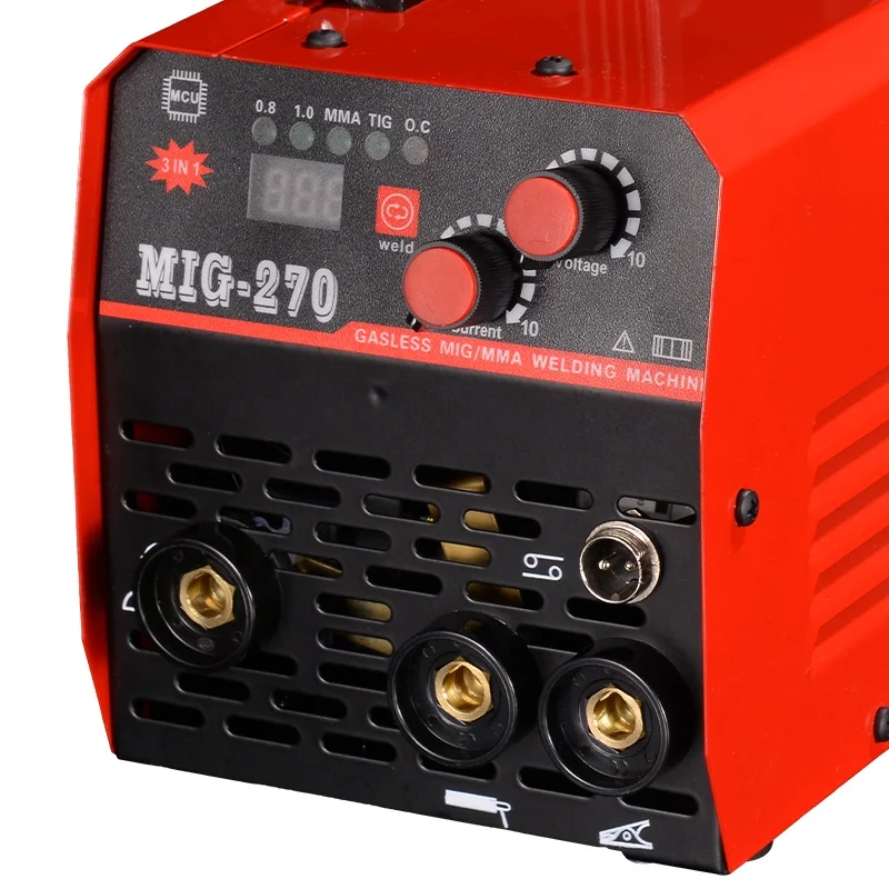 220V Semi-Automatic Welding Machine MIG-270 Flux Welding 3 In 1 MIG Welder