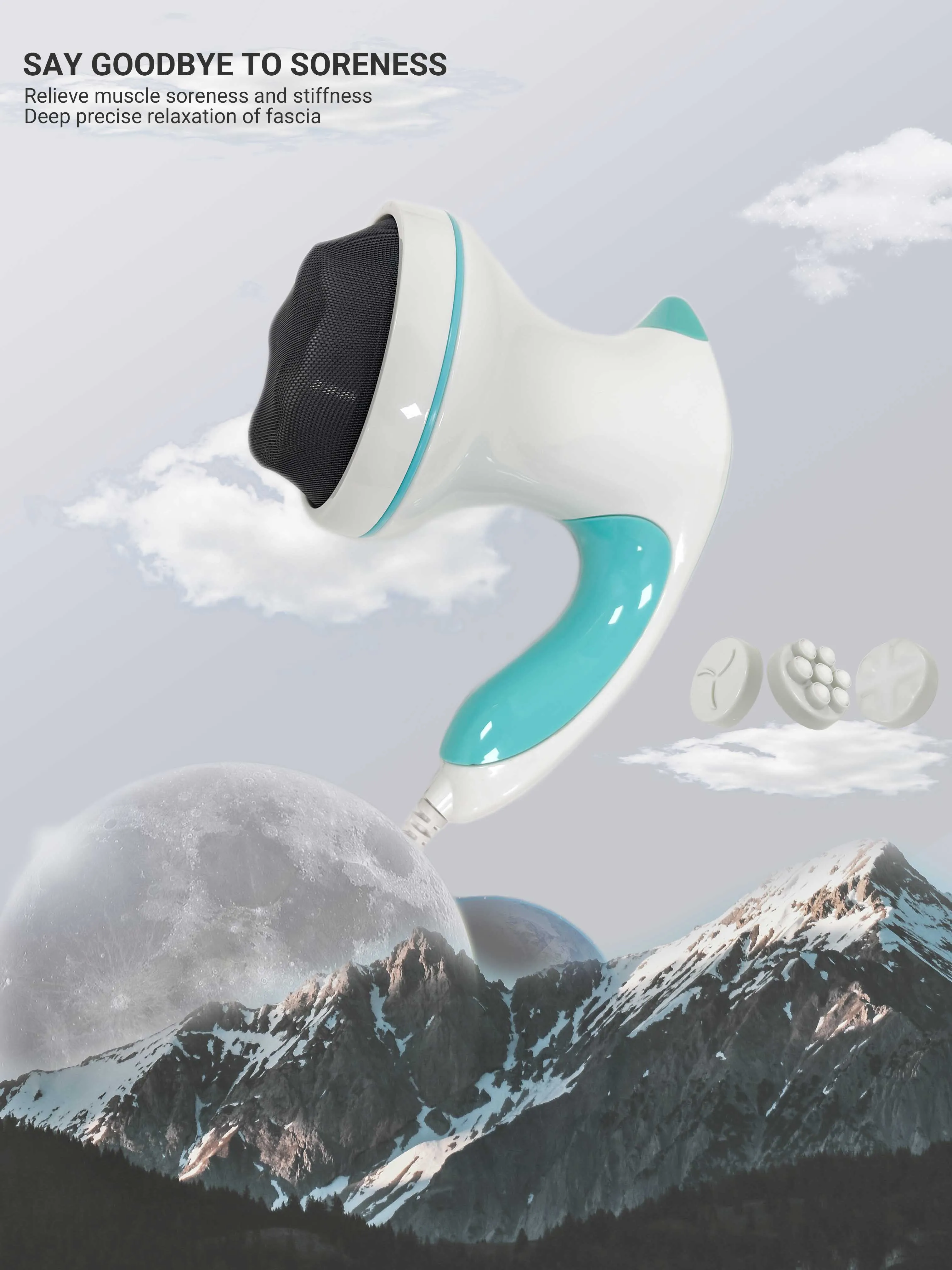 Manufacturers supply portable vibration roller slimming rotary handheld massager