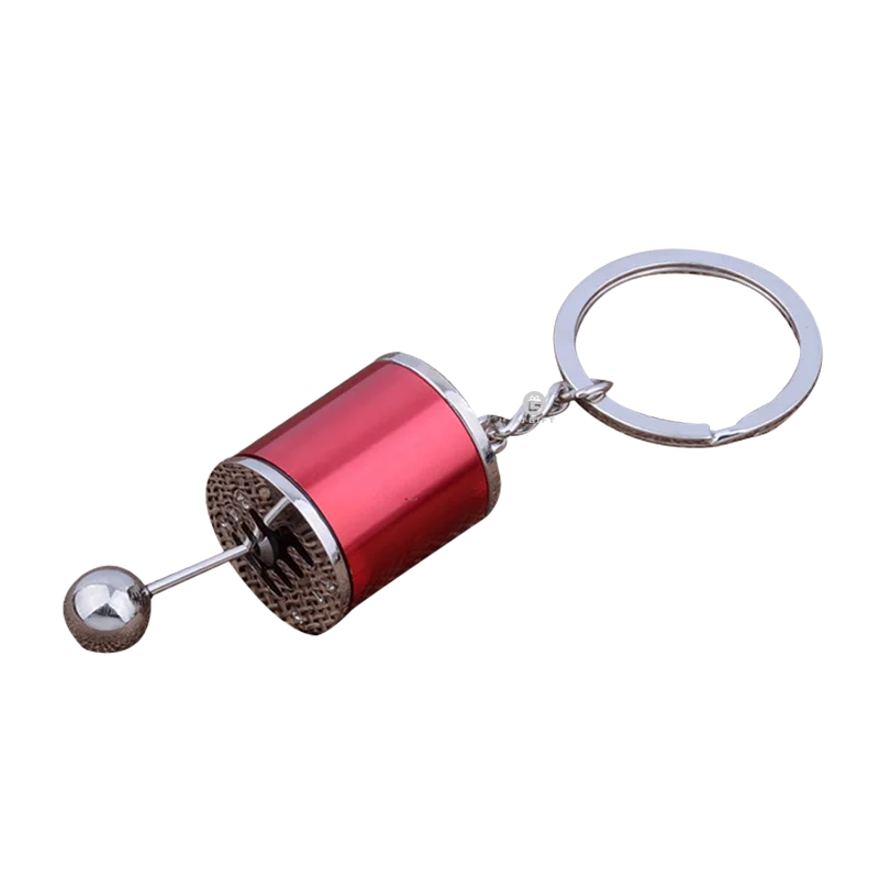 Autos Part Metal Key Ring Six Speed Manual Car Gear Shift Toy Keychain