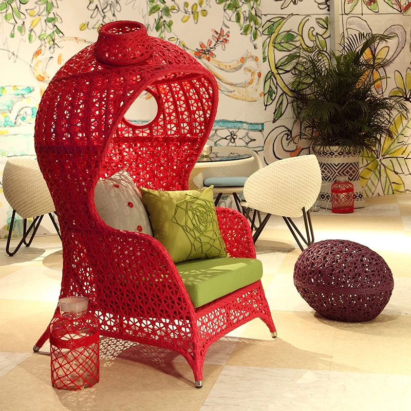 Mr.Dream new design wedding chairs plastic rattan garden Babylon chairs