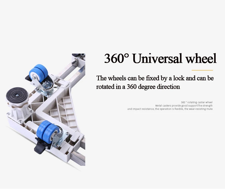 Amazon hot selling  movable washing machine stand with 4 wheels