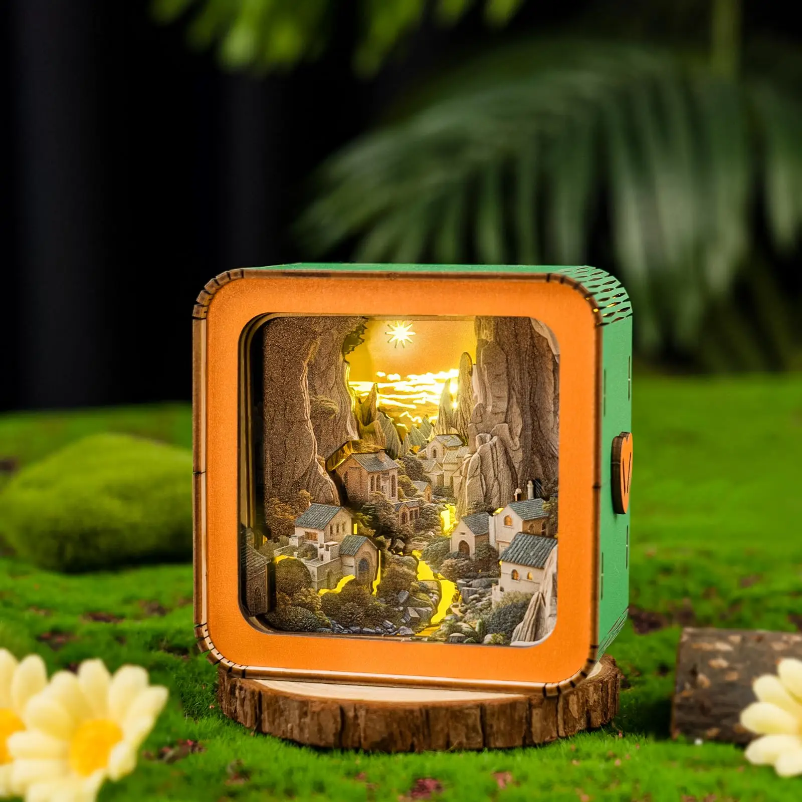 TSINYE LED Modern Wooden Puzzles 3D Nightlight DIY Crafts for Adults 3D Wooden Puzzles customizable wooden LED night lights